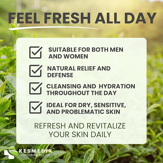 Tea Tree Body Wash MaxTherapy, Itchy Skin Relief, Tea Tree Oil Soap, Soothes Jock Itch, Athlete's Foot, Ringworm, Eczema, Psoriasis & Sensitive Skin, Men & Women, 2-Pack, Original Edition