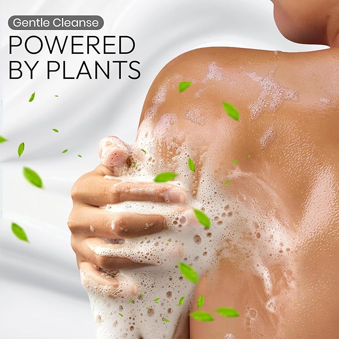 Botanist Sensitive Skin Body Wash for Women, Hypoallergenic Body Wash with Shea Butter & Aloe Extract, Hydrating Shower Gel, Sulfate & Paraben Free BODY WASH in Japan 16.5Fl Oz Rose & White Peach 2EA