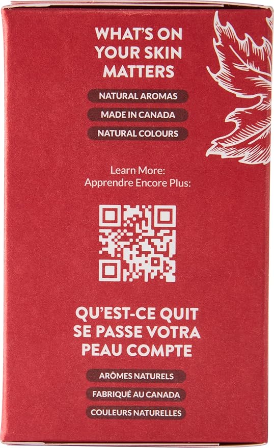 Crate 61, Handmade in Canada, Plant Based Cold Process Natural Bar Soap Cold Pressed For Face And Body, With Premium Oils (Canadian Maple)