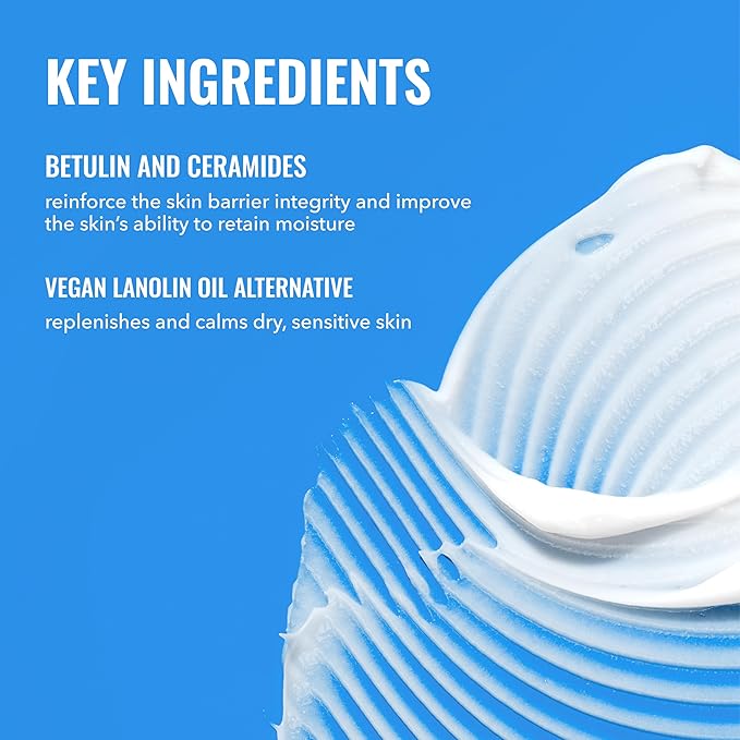 Good Molecules Rich Cream with Ceramides 50 ml / 1.6 oz – Daily Facial Moisturizer for Dry Skin, Redness – Face Lotion with Betulin Soothe, Plump, Hydrate, Moisturize – Anti-aging Skin Care