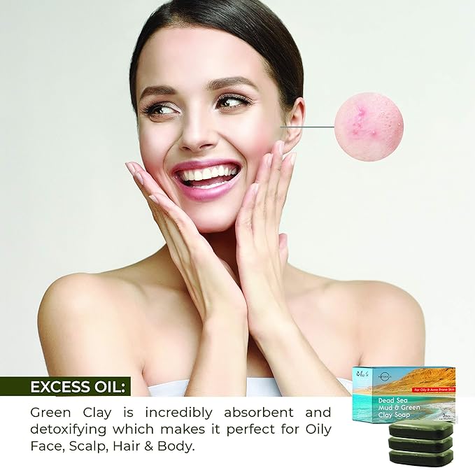 O NATURALS 3-Pack Organic Soap Bar 4oz each Set - 100% Vegan Cold Process Body Wash Scented Premium Essential Handmade Soap - Natural Soaps for Men Women, Face, Body - Dead Sea Salt Mud