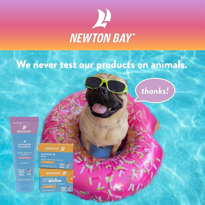 Swimmers Soap | All Natural Body and Face Wash Soap Bar | Gently Washes Away Chlorine After Swimming | Revitalizes Sensitive Skin | Single 4 Ounce Soap Bar