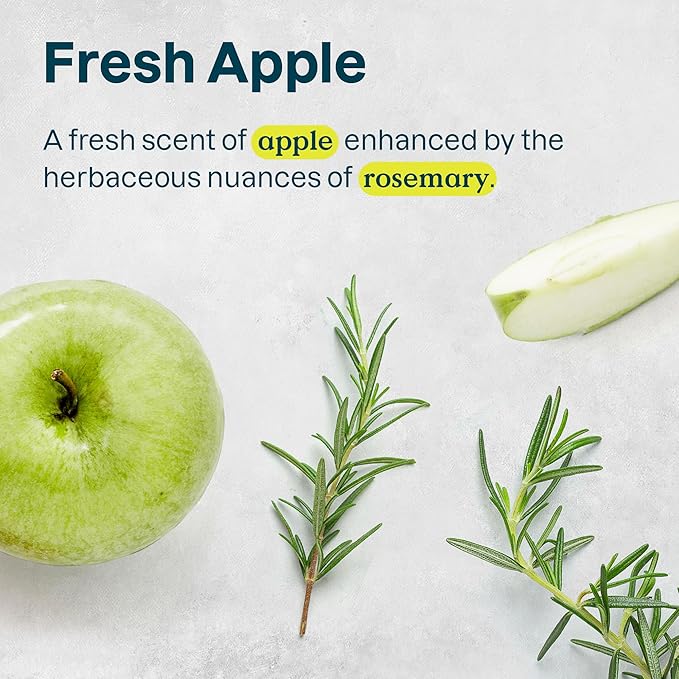 ATTITUDE Body Cream for Sensitive Skin with Oat, EWG Verified, Dermatologically Tested, Vegan, Fresh Apple Scent, 8 Fl Oz