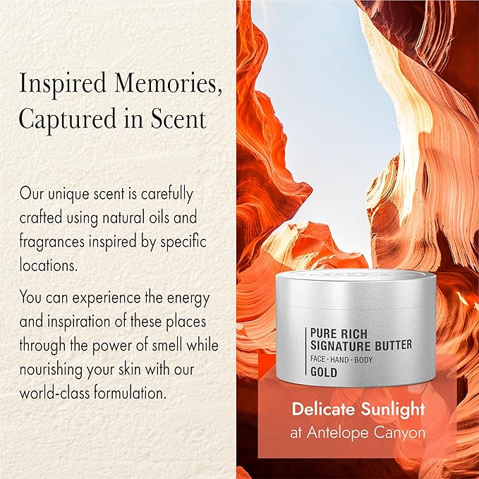 THERAPISPA Moisturizing Body Butter – Rich Body Cream with Shea Butter, Ceramides, Collagen & Vitamin B5 to Repair & Soften Dry, Cracked Skin (Gold, 7.0 fl oz)