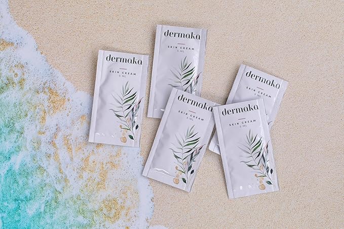 Dermaka 5ml 25 Packets Moisturizing Lotion Formulated by a surgeon to aide in Healing Skin - Hydrating, Fast-Absorbing & Non-Greasy Formula - With Vitamins A, E and Arnica