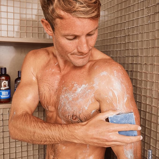 Dr. Squatch Natural Bar Soap for Men - Cold Process Soap with No Harsh Chemicals - Coconut Castaway, Rainforest Rapids, Sierra Storm, Fresh Falls, Coastal Mist (5 oz, 5-Pack)